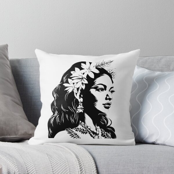 Item preview, Polynesian Woman Hawaii Pacific Islander Tongan Samoan designed and sold by inkoutninja.