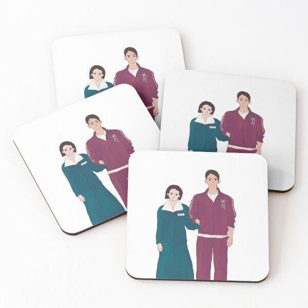 Item preview, Korean Drama Couple Illustration – Cute K-Drama Inspired Art, Romantic Gift for Fans designed and sold by Belle Arbre Art.