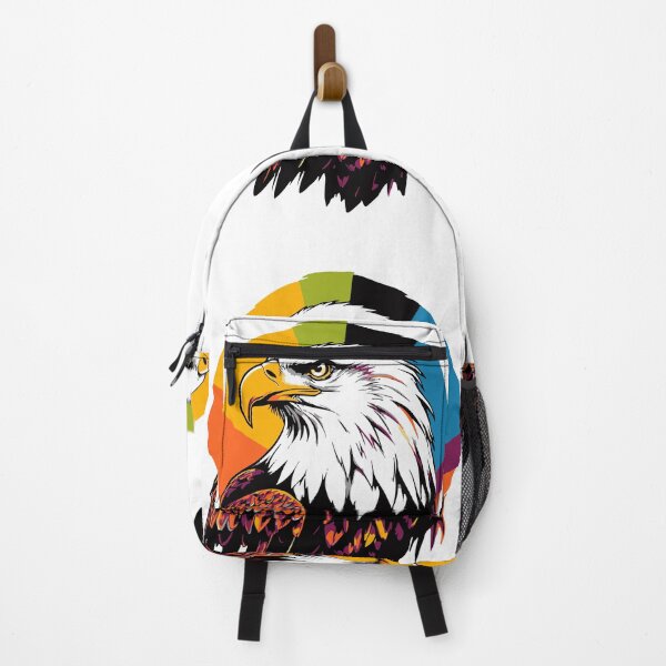 Item preview, Colorful bald eagle designed and sold by Grypis.