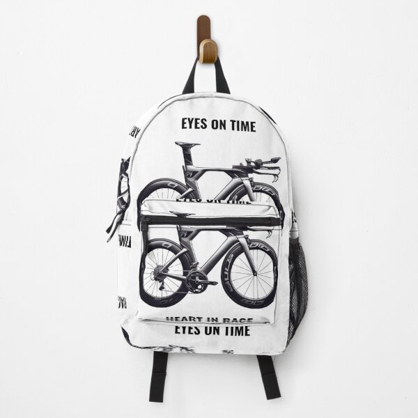 Item preview, "Eyes on Time, Heart in Race" designed and sold by Triathlongram.