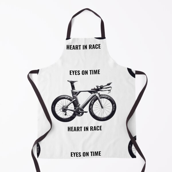 Artikelvorschau, „Augen auf die Zeit, Herz im Rennen“ entworfen und verkauft von Triathlongram.