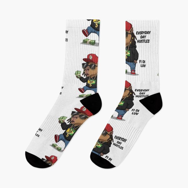 Item preview, Pegatina de capibara rasta de Hustler – Arte animal divertido de Everyday Hustles designed and sold by PixHub .