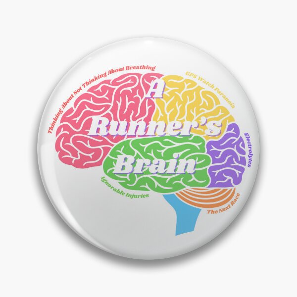 Item preview, A Runner's Brain designed and sold by the-aid-station.