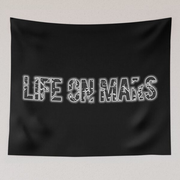 Item preview, Life on Mars . Typographical . Black n' White . #1 designed and sold by Artistic63.
