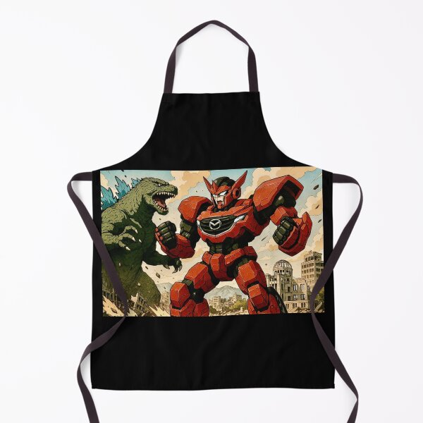 Item preview, Mazda Transformer Vs Godzilla in Hiroshima designed and sold by DarcyPaparazzi.