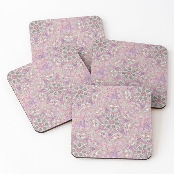 Item preview, Boho Floral Mandala Pattern in Pink designed and sold by Artistestella.