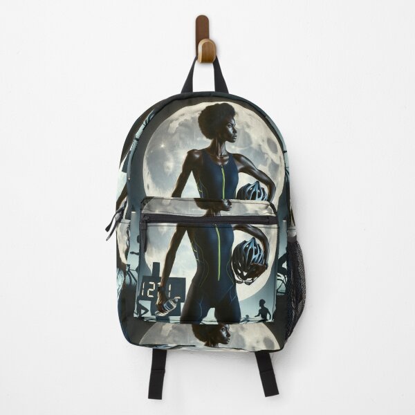 Item preview, “Moonlit Motion” Where determination glows brighter than the moon. designed and sold by Triathlongram.
