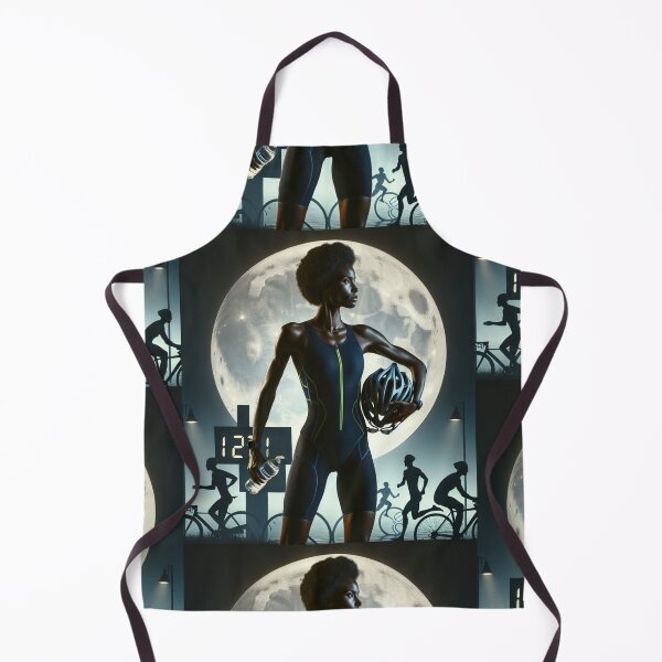 Item preview, “Moonlit Motion” Where determination glows brighter than the moon. designed and sold by Triathlongram.