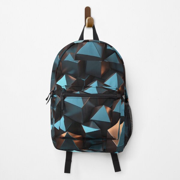 Item preview, Futuristic 3D Cubes & Pyramids – Metallic Minimalist Design designed and sold by johndesignwaves.