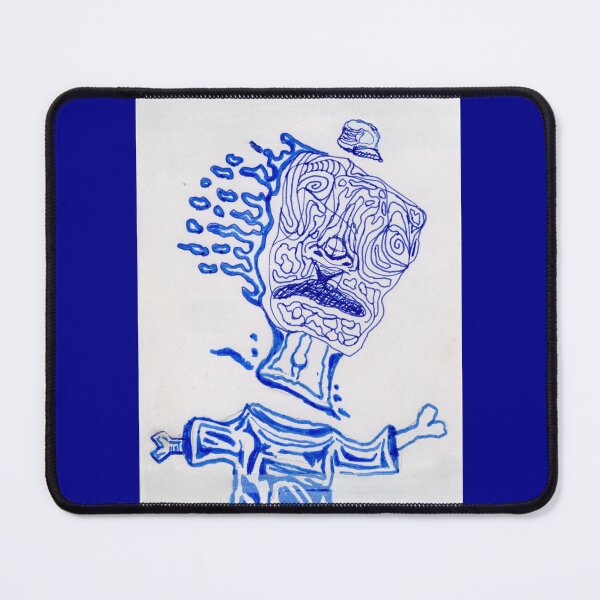 Item preview, BLUE SPLASH HAT MAN designed and sold by Odd-jewelry.