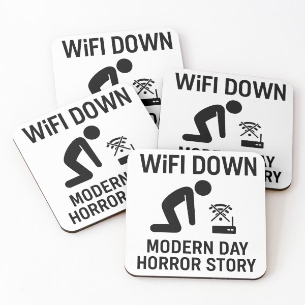 Item preview, WiFi Down – Modern Day Horror Story designed and sold by Dorudru.