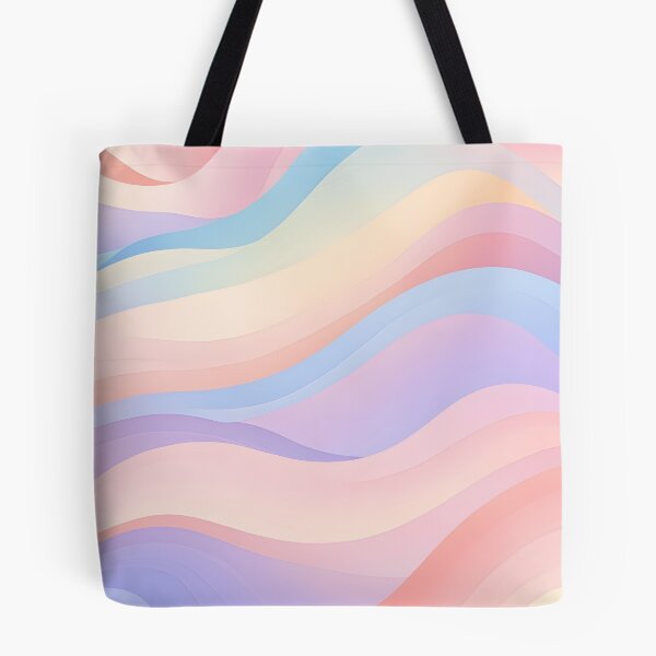 Item preview, Abstract Gradient Waves – Soft Pastel Tones for Calm and Serenity designed and sold by johndesignwaves.