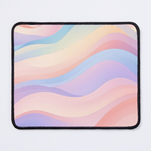Item preview, Abstract Gradient Waves – Soft Pastel Tones for Calm and Serenity designed and sold by johndesignwaves.