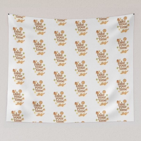 Item preview, Relaxing Cat with Snail and Clock – Take Your Time designed and sold by 奇0904.