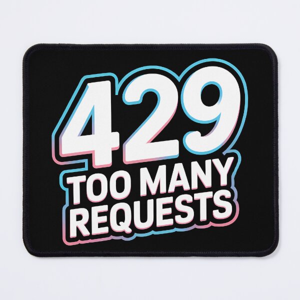 Item preview, Http Code - 429 Too Many Requests designed and sold by Funny Vintage Stickers And T-Shirts.