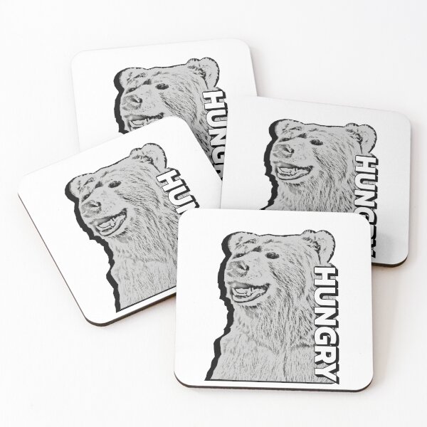Item preview, Hungry Bear - Fun and Fierce Wildlife Design designed and sold by ArtsyExplorer.