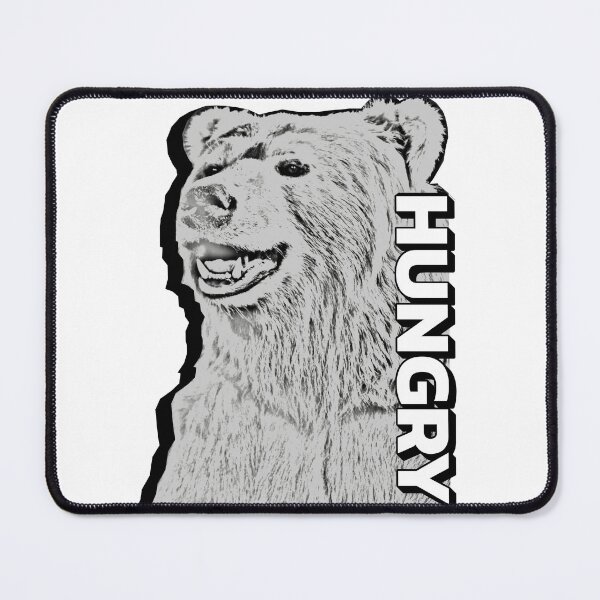 Item preview, Hungry Bear - Fun and Fierce Wildlife Design designed and sold by ArtsyExplorer.