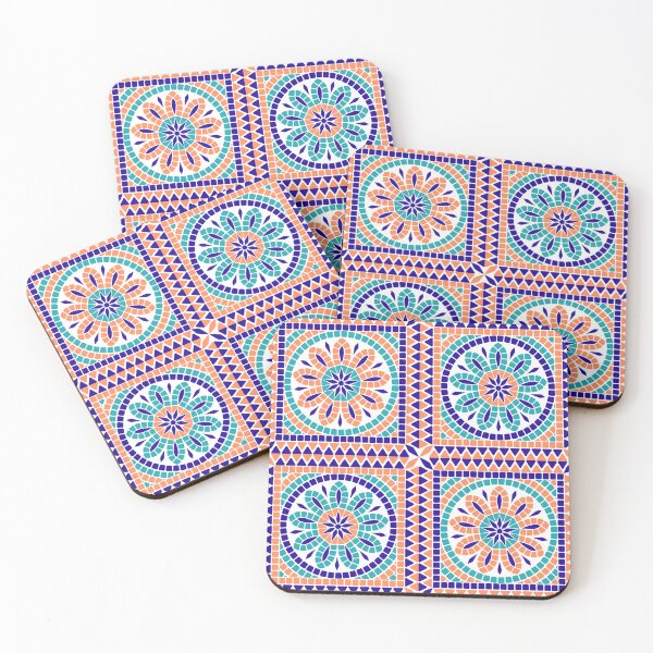 Item preview, Floral Geometric Mosaic designed and sold by kiyanochka.