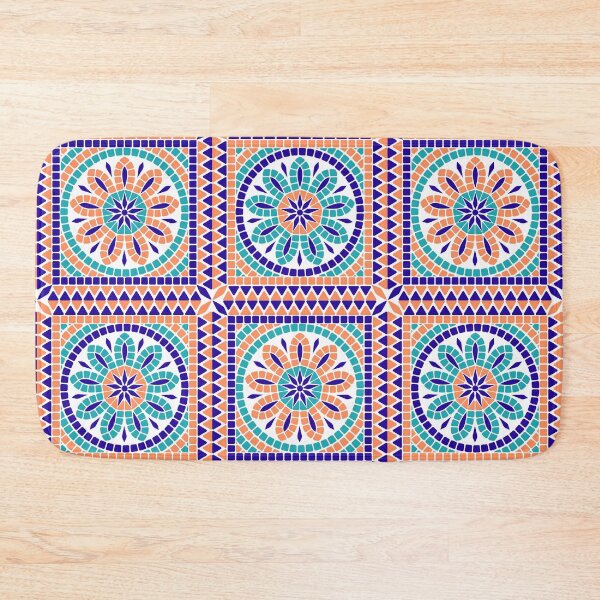 Item preview, Floral Geometric Mosaic designed and sold by kiyanochka.