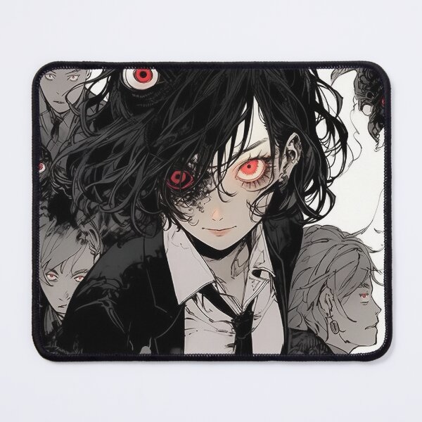 Item preview, Eerie Black and Red Anime Girl designed and sold by bubblegoth.