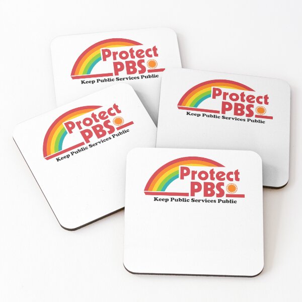 Item preview, Protect PBS Public Broadcasting Service Subtle Political Protest Anti Trump designed and sold by Cute-Collection.