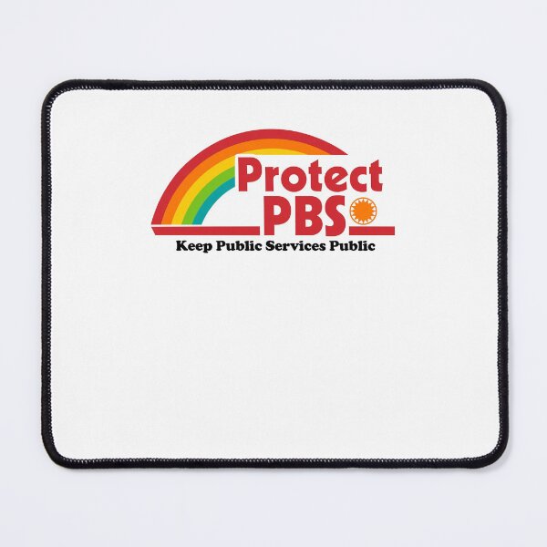 Item preview, Protect PBS Public Broadcasting Service Subtle Political Protest Anti Trump designed and sold by Cute-Collection.