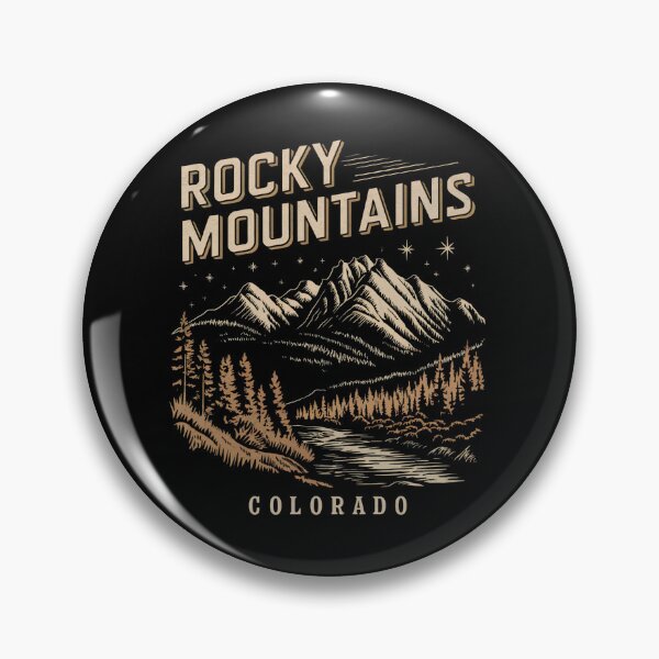 Item preview, Rocky Mountains Colorado Vintage Hiking Shirt designed and sold by VogueWow.