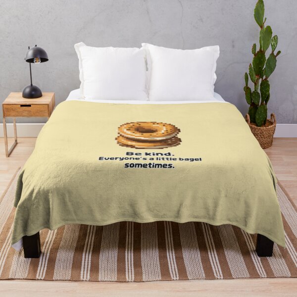 Item preview, Pixel Art (Bagel) : Be Kind♥ Everyone's a little bagel sometimes. designed and sold by mallardpark.