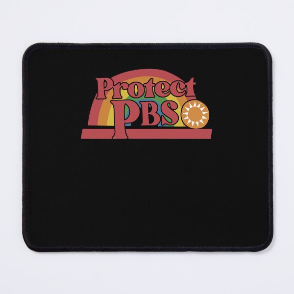 Item preview, Protect PBS Retro Rainbow Public Service designed and sold by Cute-Collection.