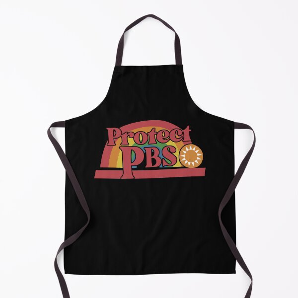 Item preview, Protect PBS Retro Rainbow Public Service designed and sold by Cute-Collection.