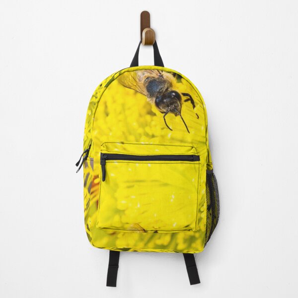 Item preview, Bee polinating yellow flowers #2 designed and sold by Images by Chris de Blank.