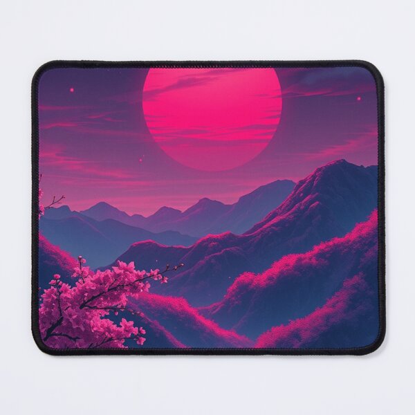 Item preview, Sunset AI Artwork | Futuristic Landscape designed and sold by typoinspired.