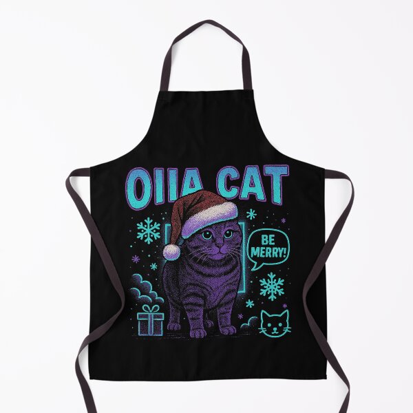 Item preview, OIIA Cat's Neon Holiday Cheer designed and sold by zzz888.
