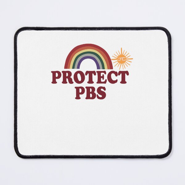 Item preview, Protect PBS Save Public Broadcasting Embroidered Anti Trump designed and sold by Cute-Collection.
