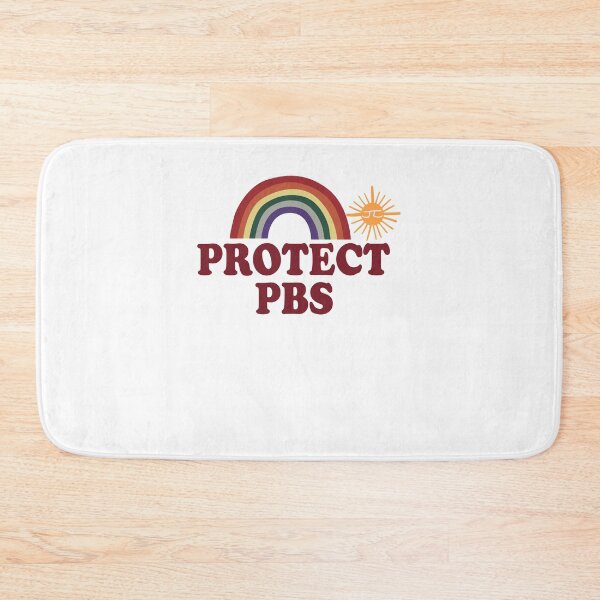 Item preview, Protect PBS Save Public Broadcasting Embroidered Anti Trump designed and sold by Cute-Collection.