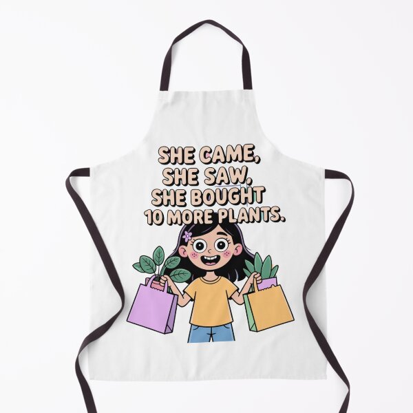 Item preview, She Came She Saw She Bought 10 Plants designed and sold by ThreadCultureAU.