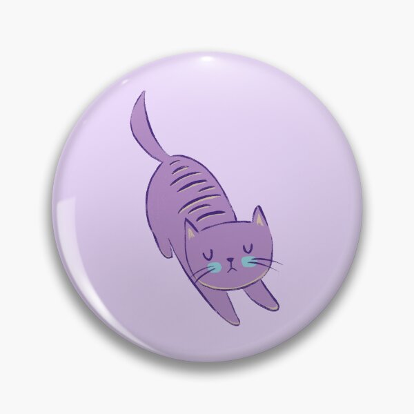 Item preview, Purple Kitty Good Stretch designed and sold by GyngerGarza.