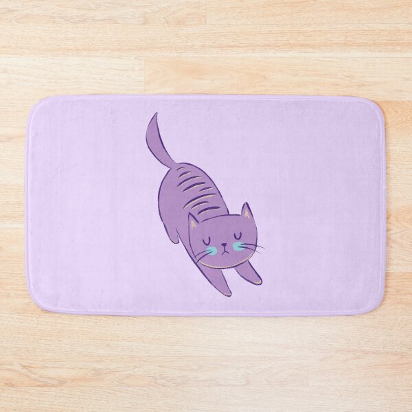 Item preview, Purple Kitty Good Stretch designed and sold by GyngerGarza.