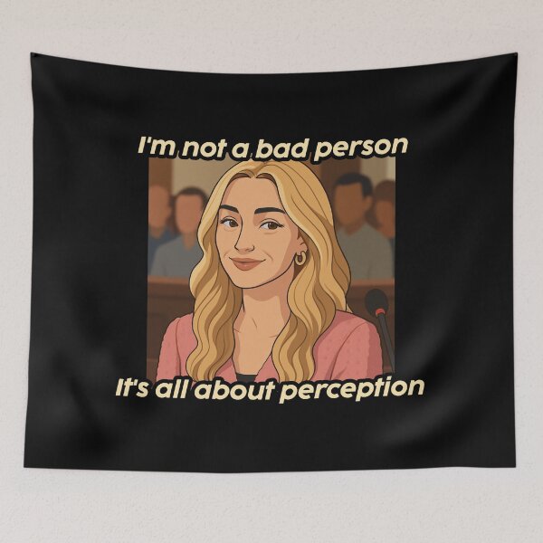 Item preview, ginny & georgia quote netflix season 3 - I'm not a bad person It's all about  perception  designed and sold by Mindy Bubble.