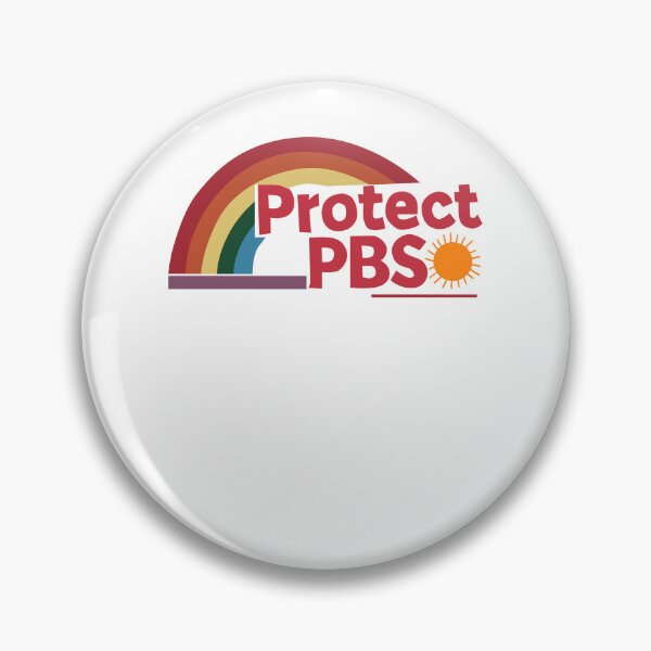 Item preview, Protect PBS Save Public Broadcasting Embroidered Save Public Service designed and sold by Cute-Collection.