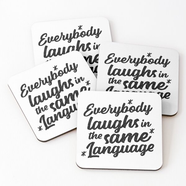 Item preview, Everyone laughs in the same language designed and sold by miche.design.