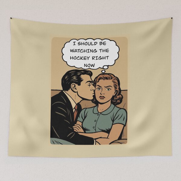 Item preview, I Should Be Watching Hockey designed and sold by Stray-Moose.