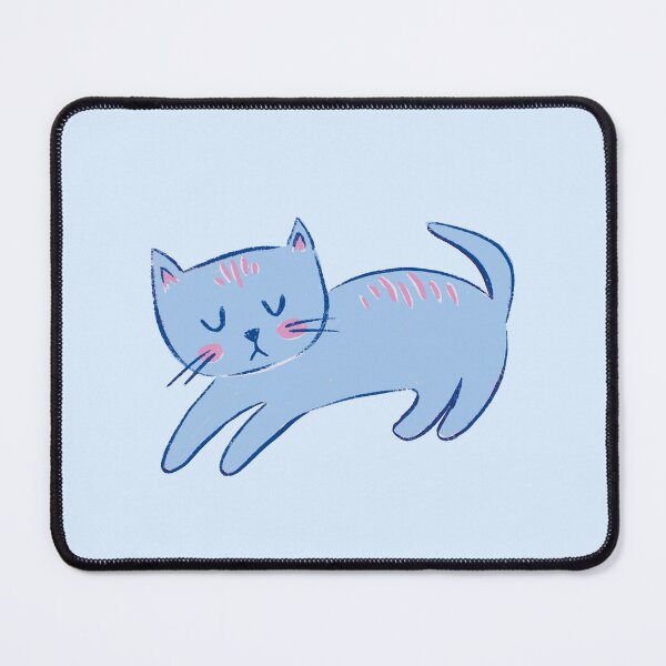 Item preview, Blue Sleepy Kitty designed and sold by GyngerGarza.