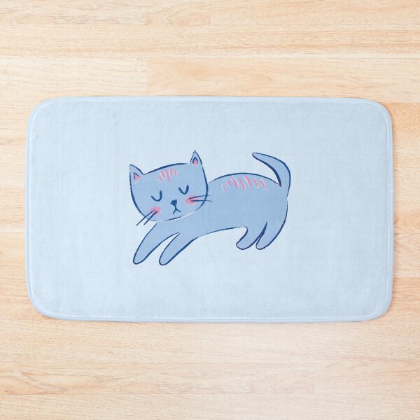 Item preview, Blue Sleepy Kitty  designed and sold by GyngerGarza.