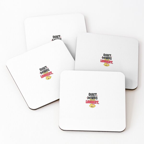 Item preview, Quiet Minds think Loudest sticker designed and sold by LabelLovers.