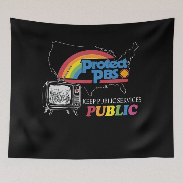Item preview, Protect PBS Save Public Broadcasting Service PBS Rainbow designed and sold by Cute-Collection.