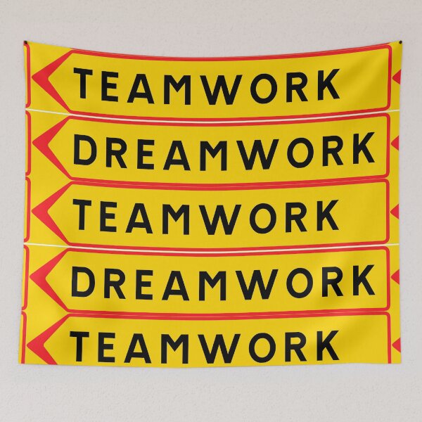 Artikelvorschau, Teamwork = Dreamwork entworfen und verkauft von ALF2023.