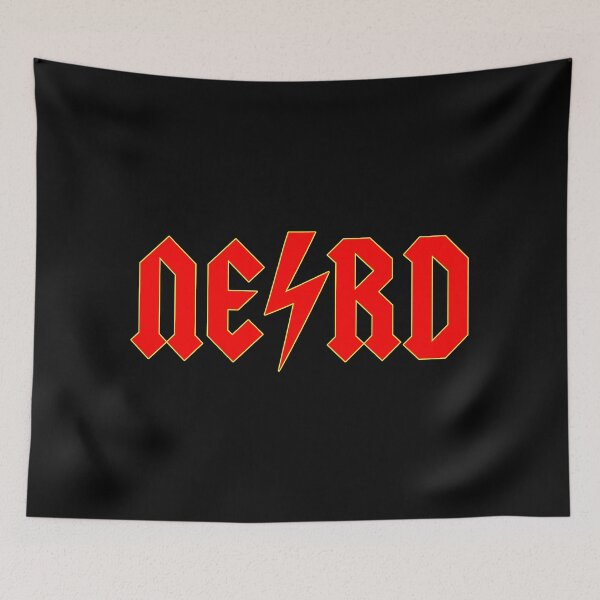 Item preview, NERD - lettering with lightning designed and sold by MyREDBlack.