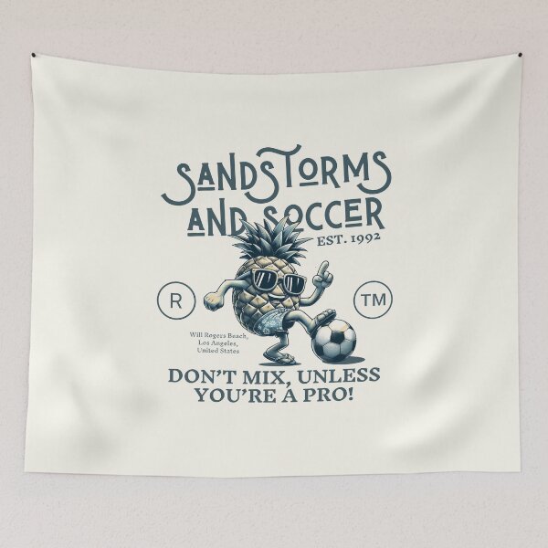 Item preview, Sandstorms and soccer designed and sold by Peerless-Prime.