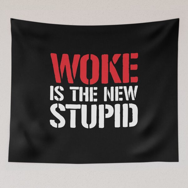 Item preview, Woke Is The New Stupid - Funny Sarcasm designed and sold by xhearalisa.